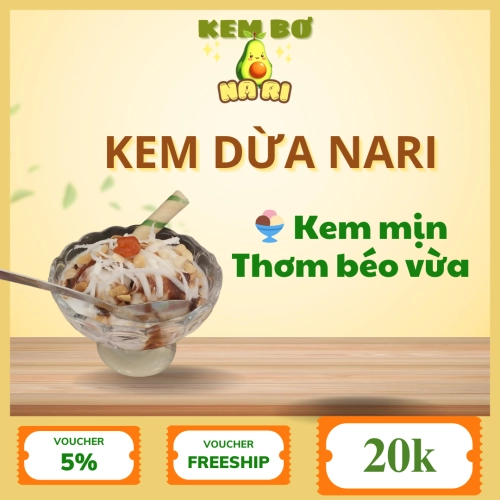 Kem Dừa Nari – Kem Dừa Ngon Nhất Đà Lạt Được Nhiều Người Yêu Thích